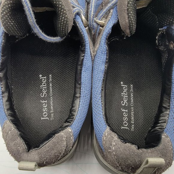 Josef Seibel Top Dry Tex Gray Blue Low Top Lace Up Outdoors Shoes Size 42 main image 4